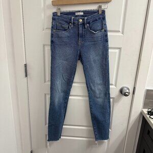 Good American Good Legs Mid Rise skinny Size 25
